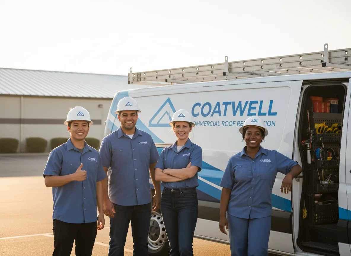 Commercial roof coating company in Lucasville, OH