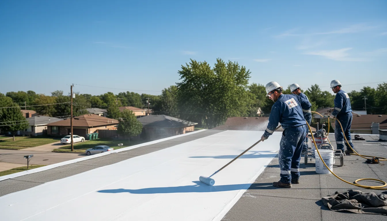 Commercial roof coating in Lucasville, OH near me